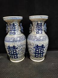 10.8" China ancient Porcelain Republic of China Blue and ...