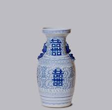 Blue & White Lug Vase, Large – Hunt and Hostess