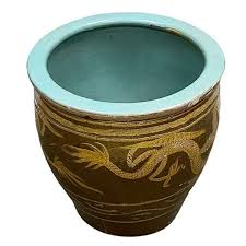 Antique 19th Century Chinese Egg Art Pottery Holder ...