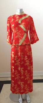 Chinese Wedding Traditional Dress Cheongsam Gown Dragon & Phoenix Size 3XL In US | eBay