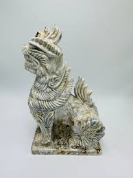 Vintage Ceramic Foo Dog | Chairish