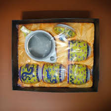 Enchanted Dragon Yellow Porcelain Tea Set – One Teapot and ...