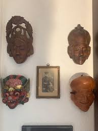 Chinese Buddha Wood Face Carvings - Etsy