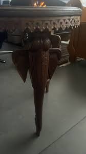 Hand Carved Side Table/Wine Table | €300 | Whoppah