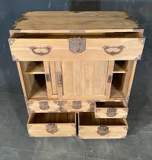 Antique Japanese Tansu Chest Choba (Merchant) Nihon Matsu ...