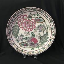 Chinoiserie Plate, Chinese Export Dinner Plate, Pink Peonies - Etsy