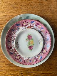 Antique Porcelain Floral Plates: Jewelry Catch-all Dishes, Tea Bag Rests - Etsy Australia