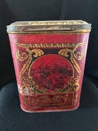Antique Hinged Tea Tin-macdonald Mfg. Co. Ltd. Toronto ...