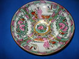 Vintage Japanese Porcelain Ware Rose Medallion Bowl Decorated in Hong Kong | eBay