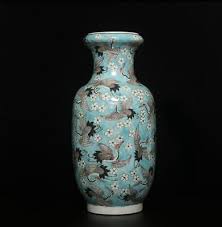 42CM Kangxi Signed Antique Chinese Famille Rose Vase W/cranes | eBay