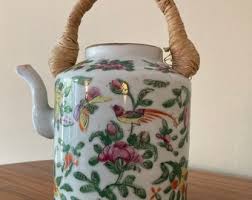 Antique Tea Pot Family Rose Qing Dynasty - Etsy
