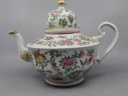 Sold at Auction: ANTIQUE CHINESE FAMILLE ROSE TEAPOT APPROX ...