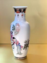 Old Thin Chinese Rose Famille Porcelain Vase Very Delicate ...