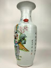 Large Antique Chinese Qianjiang Cai Vase // Republic Period ...