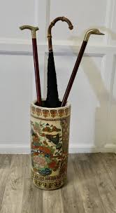 Antiques Atlas - Large Satsuma Floor Vase, Umbrella Stand as284a10930 / TNG252