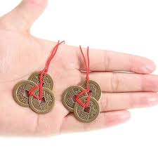 Amazon.com: EINCORN 10pcs Chinese Fortune Coins Feng Shui Coins I-ching Coins Kit Traditional Coins with String for Wealth and Success, As the Picture Shows : Toys & Games