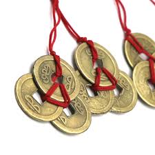 Omonic 5 Pack of 3 Coins Set Handmade Vintage Authentic Chinese Lucky Feng Shui Products FengShui Coins Hamsa Red String for Wealth Good Fortune and Success Home Decor : Amazon.ca: Home