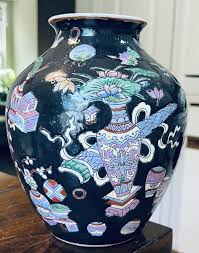 Vintage Chinese Hand Painted Republic Period Porcelain Vase ...