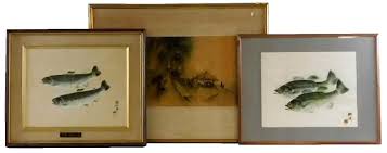 Lot - ASIAN: Three Chinese prints, one by Kao San Lan ...