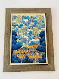 Vintage Original Painting “Life in Penestanan” by Kt. Teker ...