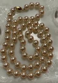Lovely Vintage Marcella Knotted Faux Pearl Signed Necklace ...