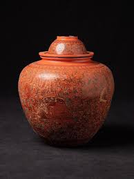 Newly made Burmese lacquerware bowl from Burma