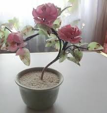 Hanami Chinese Celadon Vase Peking Glass Ikebana Bonsai Flower 花見 / 賞花 | eBay