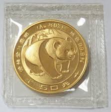 1983 GOLD CHINA 50 YUAN PANDA 1/2 OZ MINT SEALED COIN CHOICE ...