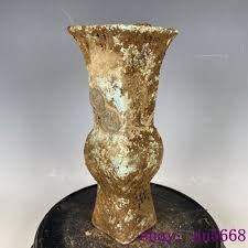 8.8"Old China Song Dynasty Ru kiln porcelain Copper coins style Cup Bottle Vase | eBay