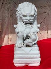 Porcelain & Pottery Antique Chinese Foo Dog Statues & White Figurines for sale | eBay