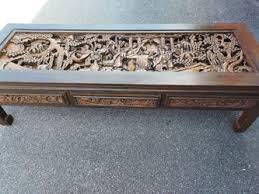 Asian Hand Carved Coffee Table for Sale in Apopka, FL - OfferUp