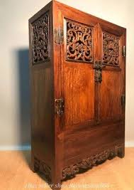 32" Old Chinese Huanghuali Wood Dynasty Furniture Dragon ...