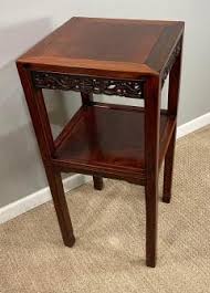 Chinese Hardwood 'Hungmu' Tea Table, Late 19th Century / Early 20th Century