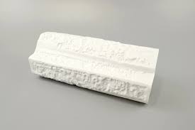 Vintage Op-art Bisque Porcelain Vase / Hutschenreuther ...