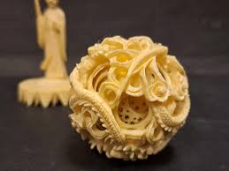 Chinese Hand Carved Art , Happiness Ball - Etsy