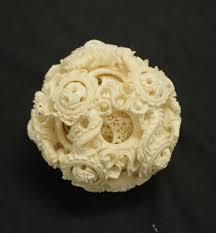 Sold at Auction: Chinese carved ivory puzzle ball