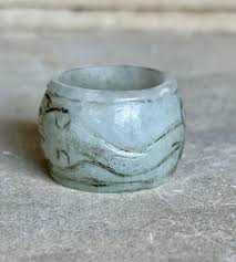 Chinese Carved Jade Serpent Antique Archer Ring - Etsy
