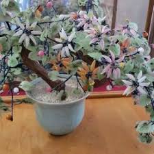 Vintage 1950's / 1970's XLrg Chinese/Asian Bonsai Tree Semi-precious Stones Jade, for Sale in Mesa, AZ - OfferUp