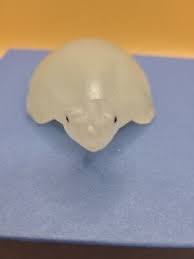 HAND CARVED White Jadeite Turtle USED Great Condition | eBay