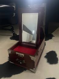 Chinese Wood Cosmetic Drawers W Mirror (jewelry Box) - Etsy