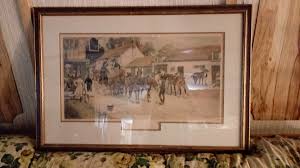 ANTIQUE 1906 GILBERT S WRIGHT SIGNED PRINT A FRESH TEAM ...