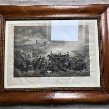 Antique 1800 Frame With Napoleon Lithograph Antiques ...