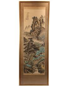 Lot - FRAMED CHINESE SCROLL PAINTING