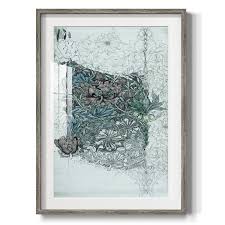 Red Barrel Studio® Vintage Abstract Print CXLVII -Framed ...