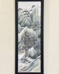 Ancient Chinese Landscape Watercolor Painting – “first Snow ...