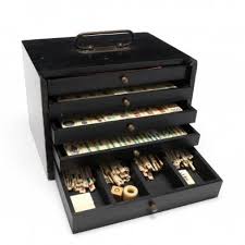 A Vintage Chinese Mahjong Set in Case (Lot 24 - August Gallery AuctionAug 10, 2019, 9:00am)