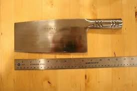 Cleaver Knife Stainless Steel Chinese Chef Slicing Beef Cut ...