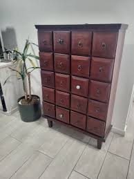 Vintage Mahogany Apothecary 20 Drawer Cabinet | eBay