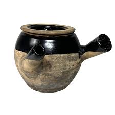 Vintage Japanese Herb Teapot Yokode Kyusu Clay Glazed ...