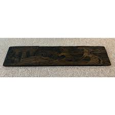 Mid 20th Century Carved Wood "Horse" Panel | Chairish